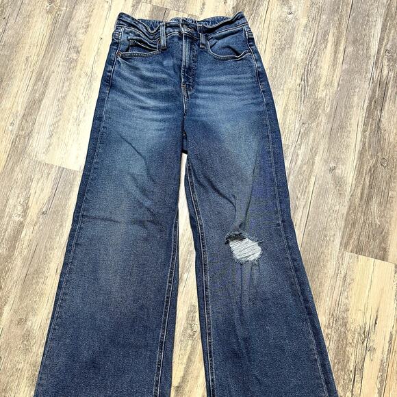 Old Navy Denim - Old Navy Jeans Extra High Rise Sky-Hi Wide Leg Womens Size 2 Maya